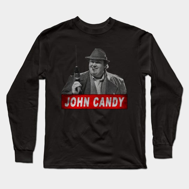 John Candy Long Sleeve T-Shirt by Milda Gobhi